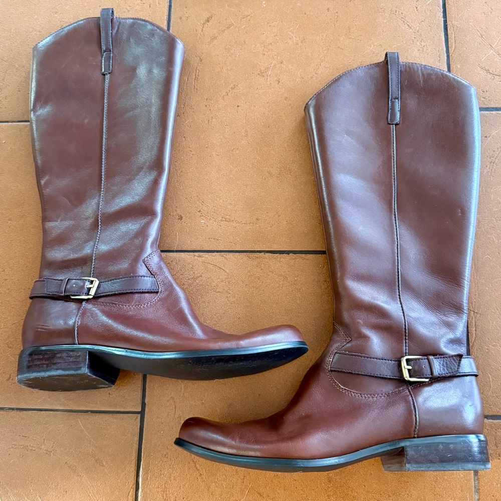 Coldwater Creek Brown 100% Leather Women's Boots Size 7